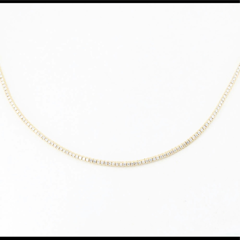 Anueva Jewelry Diamond Choker Necklace NEW